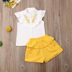 Fashion, accesorii si bijuterii - Copii - Imbracaminte copii - Treninguri si compleuri copii - Set camasuta si pantaloni cu broderie Drool , roz, marime 120 - Infinity.ro