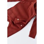 Fashion, accesorii si bijuterii - Copii - Imbracaminte copii - Treninguri si compleuri copii - Set 4 piese: bluza, pantaloni, caciulita si manusi din bumbac organic si modal - Caramiziu, BabyCosy (Marime: 6-9 luni) - Infinity.ro