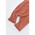 Fashion, accesorii si bijuterii - Copii - Imbracaminte copii - Salopete copii - Salopeta Velvet cu bretele din 80%bumbac organic si 20% poliester - Caramiziu, BabyCosy (Marime: 6-9 luni) - Infinity.ro