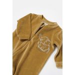 Fashion, accesorii si bijuterii - Copii - Imbracaminte copii - Salopete copii - Salopeta Elefant cu maneca lunga din 80%bumbac organic si 20% poliester - Mustar, BabyCosy (Marime: 18-24 Luni) - Infinity.ro