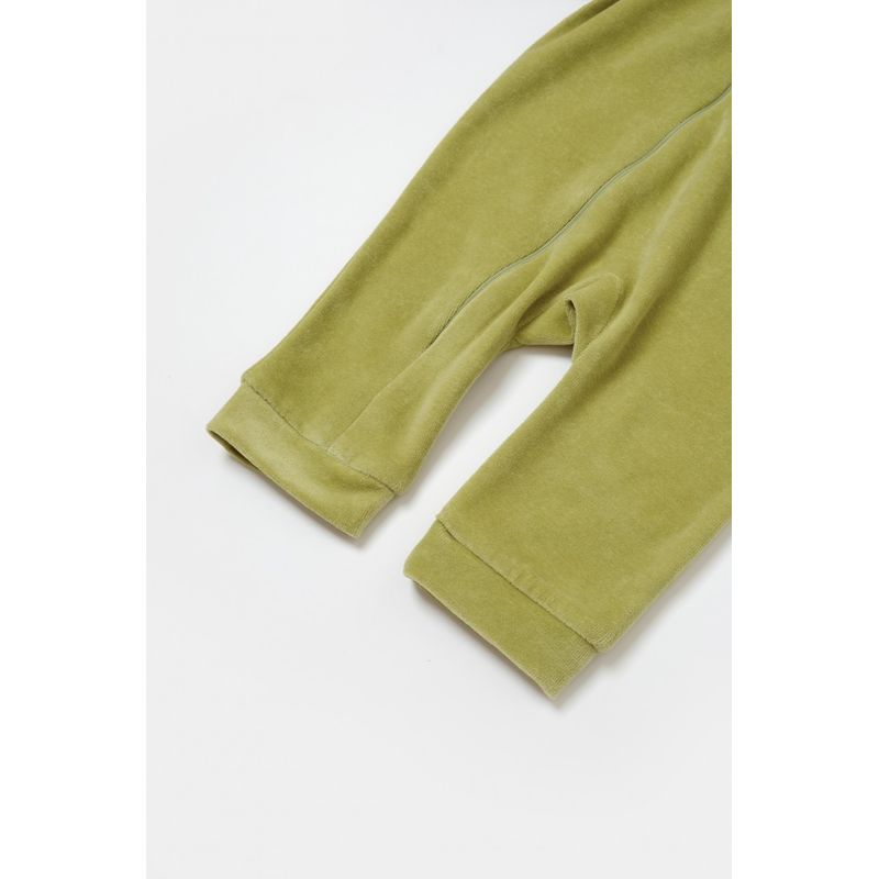 Fashion, accesorii si bijuterii - Copii - Imbracaminte copii - Salopete copii - Salopeta Elefant cu maneca lunga din 80%bumbac organic si 20% poliester - Verde, BabyCosy (Marime: 18-24 Luni) - Infinity.ro
