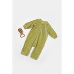 Fashion, accesorii si bijuterii - Copii - Imbracaminte copii - Salopete copii - Salopeta Elefant cu maneca lunga din 80%bumbac organic si 20% poliester - Verde, BabyCosy (Marime: 18-24 Luni) - Infinity.ro
