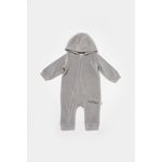 Fashion, accesorii si bijuterii - Copii - Imbracaminte copii - Salopete copii - Salopeta Elefant cu maneca lunga si gluga din 80%bumbac organic si 20% poliester - Gri, BabyCosy (Marime: 18-24 Luni) - Infinity.ro