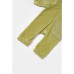 Fashion, accesorii si bijuterii - Copii - Imbracaminte copii - Salopete copii - Salopeta Elefant cu maneca lunga si gluga din 80%bumbac organic si 20% poliester - Verde, BabyCosy (Marime: 18-24 Luni) - Infinity.ro