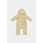 Fashion, accesorii si bijuterii - Copii - Imbracaminte copii - Salopete copii - Salopeta Elefant cu maneca lunga si gluga din 80%bumbac organic si 20% poliester - Stone, BabyCosy (Marime: 12-18 Luni) - Infinity.ro