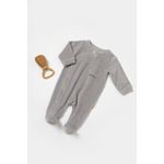 Fashion, accesorii si bijuterii - Copii - Imbracaminte copii - Salopete copii - Salopeta Elefant cu maneca lunga si botosei din 80%bumbac organic si 20% poliester - Gri, BabyCosy (Marime: 3-6 Luni) - Infinity.ro
