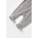 Fashion, accesorii si bijuterii - Copii - Imbracaminte copii - Salopete copii - Salopeta Elefant cu maneca lunga si botosei din 80%bumbac organic si 20% poliester - Gri, BabyCosy (Marime: 3-6 Luni) - Infinity.ro