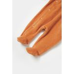 Fashion, accesorii si bijuterii - Copii - Imbracaminte copii - Salopete copii - Salopeta Elefant cu maneca lunga si botosei din 80%bumbac organic si 20% poliester - Caramiziu, BabyCosy (Marime: 3-6 Luni) - Infinity.ro