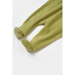 Fashion, accesorii si bijuterii - Copii - Imbracaminte copii - Salopete copii - Salopeta Elefant cu maneca lunga si botosei din 80%bumbac organic si 20% poliester - Verde, BabyCosy (Marime: 3-6 Luni) - Infinity.ro