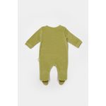 Fashion, accesorii si bijuterii - Copii - Imbracaminte copii - Salopete copii - Salopeta Elefant cu maneca lunga si botosei din 80%bumbac organic si 20% poliester - Verde, BabyCosy (Marime: 3-6 Luni) - Infinity.ro