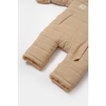 Fashion, accesorii si bijuterii - Copii - Imbracaminte copii - Salopete copii - Salopeta de iarna pentru bebelusi, Winter muselin, 100% bumbac - Apricot, BabyCosy (Marime: 18-24 Luni) - Infinity.ro