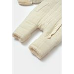 Fashion, accesorii si bijuterii - Copii - Imbracaminte copii - Salopete copii - Salopeta de iarna pentru bebelusi, Winter muselin, 100% bumbac - Stone, BabyCosy (Marime: 12-18 Luni) - Infinity.ro