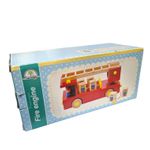 Jucarii, Copii si Bebe - Jucarii si jocuri - Jucarii bebelusi - Jucarii de sortat - Jucarie educativa tip Masina de pompieri din lemn - Infinity.ro