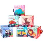 Jucarii, Copii si Bebe - Jucarii si jocuri - Jocuri si puzzle - Puzzle - Puzzle cu Piese Mari, 2 Fete, Carton, 7 in 1, Dinozauri - Infinity.ro