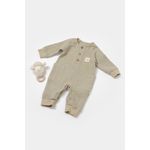 Fashion, accesorii si bijuterii - Copii - Imbracaminte copii - Salopete copii - Salopeta cu nasturei, Winter muselin, 100% bumbac - Verde, BabyCosy (Marime: 18-24 Luni) - Infinity.ro