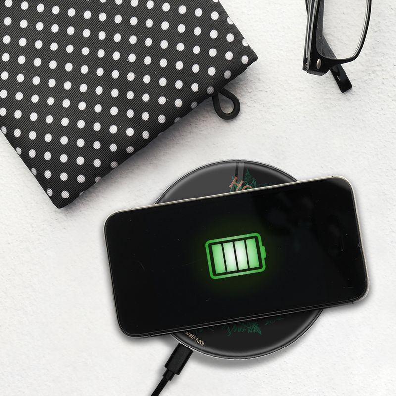 Laptop, Telefoane si Tablete - Telefoane mobile si accesorii - Accesorii Telefoane - Incarcatoare telefoane - Incarcator wireless Fast Charge Harry Potter Hogwarts Negru - Infinity.ro