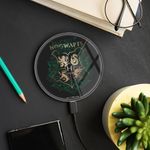 Laptop, Telefoane si Tablete - Telefoane mobile si accesorii - Accesorii Telefoane - Incarcatoare telefoane - Incarcator wireless Fast Charge Harry Potter Hogwarts Negru - Infinity.ro