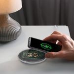 Laptop, Telefoane si Tablete - Telefoane mobile si accesorii - Accesorii Telefoane - Incarcatoare telefoane - Incarcator wireless Fast Charge Harry Potter Hogwarts Negru - Infinity.ro