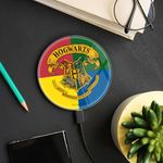 Laptop, Telefoane si Tablete - Telefoane mobile si accesorii - Accesorii Telefoane - Incarcatoare telefoane - Incarcator wireless Fast Charge Harry Potter Hogwarts Multicolor - Infinity.ro