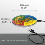 Laptop, Telefoane si Tablete - Telefoane mobile si accesorii - Accesorii Telefoane - Incarcatoare telefoane - Incarcator wireless Fast Charge Harry Potter Hogwarts Multicolor - Infinity.ro