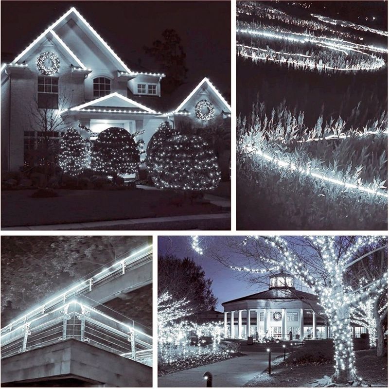 Casa si Gradina - Decoratiuni - Decoratiuni de sezon - Instalatie Rola led 50m ALB RECE furtun luminos si alimentator inclus, instalatie de craciun - Infinity.ro