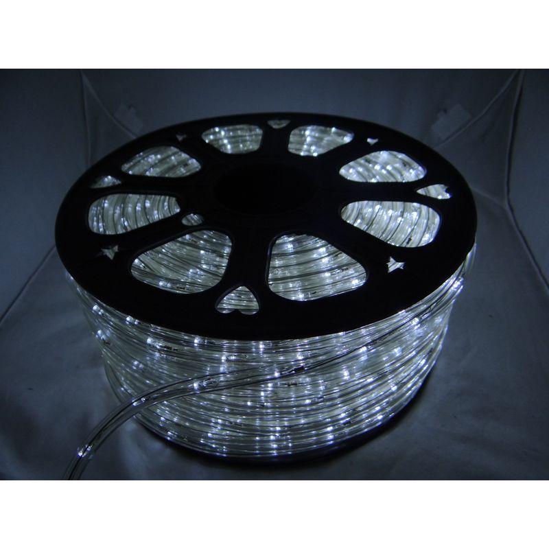 Casa si Gradina - Decoratiuni - Decoratiuni de sezon - Instalatie Rola led 50m ALB RECE furtun luminos si alimentator inclus, instalatie de craciun - Infinity.ro
