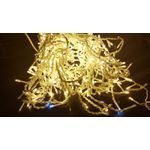 Casa si Gradina - Decoratiuni - Decoratiuni de sezon - Instalatie de Craciun 4 m x 0.7m, Perdea Franjurata, Alb Cald, 132 LED-uri, fire albe, interconectabila - Infinity.ro