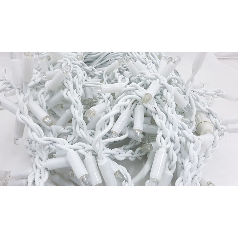 Casa si Gradina - Decoratiuni - Decoratiuni de sezon - Instalatie de Craciun, 5 m franj FLASH Alba Cald, 113 leduri, P9115WW / franjuri / turturi Sdx Market - Infinity.ro