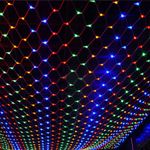 Casa si Gradina - Decoratiuni - Decoratiuni de sezon - Instalatie de Craciun Sdx Market 3 m x 3 m, Plasa Flash, Multicolor, 208 leduri / plasa cu flash 9118RB - Infinity.ro