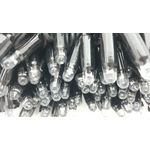 Casa si Gradina - Decoratiuni - Decoratiuni de sezon - Instalatie de Craciun, 20 m, Liniara cu Flash, Alb Rece, 200 leduri, SDX, 9114W, fir negru / ghirlanda luminoasa - Infinity.ro