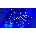 Casa si Gradina - Decoratiuni - Decoratiuni de sezon - Instalatie de Craciun, 6 m, Liniara cu Flash, Albastru, 60 leduri, SDX, 9112B, fir negru / ghirlanda luminoasa - Infinity.ro