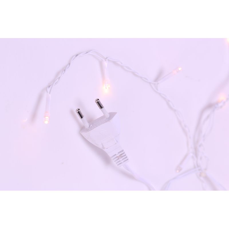 Casa si Gradina - Decoratiuni - Decoratiuni de sezon - Instalatie de Craciun 6 m , Perdea Franjurata cu FLASH, Alb Cald, 180 leduri, SDX, 9011WW, instalatie luminoasa franj - Infinity.ro