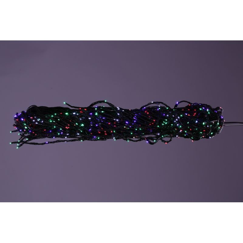 Casa si Gradina - Decoratiuni - Decoratiuni de sezon - Instalatie de Craciun 6 m x 3 m, Perdea tip ploaie Multicolora, 960 leduri, SDX, 6020M - Infinity.ro