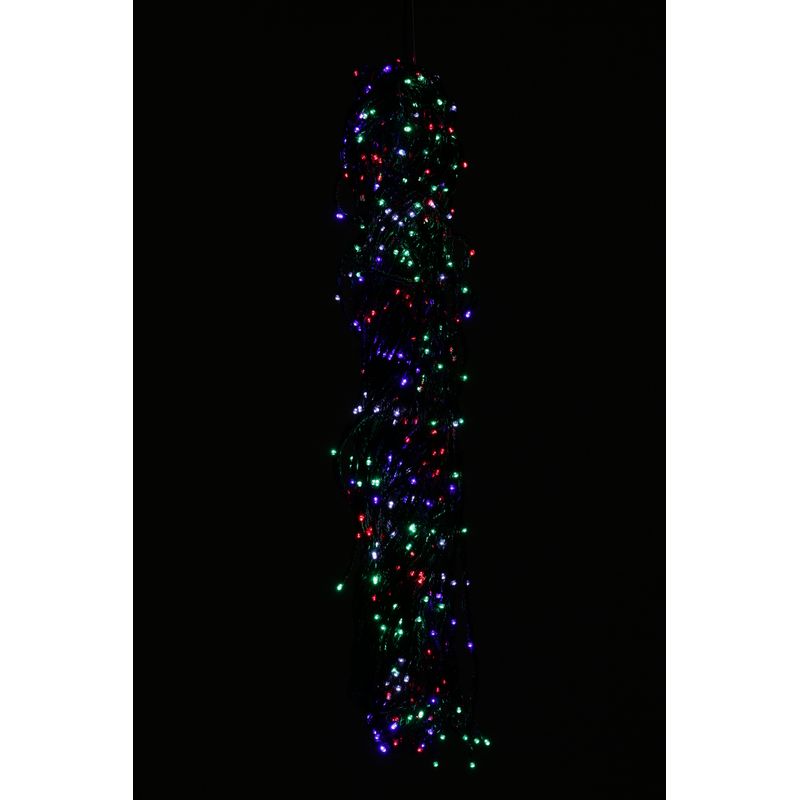 Casa si Gradina - Decoratiuni - Decoratiuni de sezon - Instalatie de Craciun 6 m x 3 m, Perdea tip ploaie Multicolora, 960 leduri, SDX, 6020M - Infinity.ro