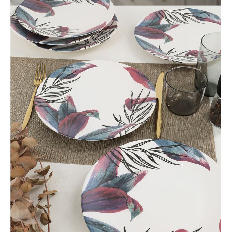 Casa si Gradina - Bucatarie si vesela - Vesela si tacamuri - Farfurii si boluri - Set placi de serviciu, 6 bucati, Hermia ST040106F022AJ47301MAS3T00, multicolor - Infinity.ro