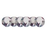 Casa si Gradina - Bucatarie si vesela - Vesela si tacamuri - Farfurii si boluri - Set placi de serviciu, 6 bucati, Hermia ST040106F022AJ47301MAS3T00, multicolor - Infinity.ro