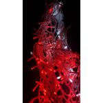 Casa si Gradina - Decoratiuni - Decoratiuni de sezon - Instalatie de Craciun 5 m, Perdea cu FLASH Rosie, 240 leduri, SDX, 9014R / instalatie luminoasa - Infinity.ro