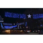 Casa si Gradina - Decoratiuni - Decoratiuni de sezon - Instalatie de Craciun 5 m , Perdea cu FLASH Albastra 240 leduri, SDX, 9014B / instalatie luminoasa - Infinity.ro