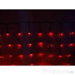 Casa si Gradina - Decoratiuni - Decoratiuni de sezon - Instalatie de Craciun 3 m x 3 m, Perdea Rosie, 300 leduri, perdea luminoasa / girlande / luminite 6012R - Infinity.ro