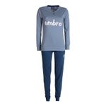 Fashion, accesorii si bijuterii - Femei - Lenjerie si pijamale femei - Pijamale femei - Pijamale dama maneci lungi,Umbro UPJ12070S S INTL Albastru - Infinity.ro