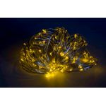Casa si Gradina - Decoratiuni - Decoratiuni de sezon - Instalatie de Craciun liniara cu USB, 10 m, cu 100 LED-uri, Alb Cald, fir subtire, rezistent la apa - Infinity.ro