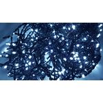 Casa si Gradina - Decoratiuni - Decoratiuni de sezon - Instalatie de Craciun de exterior tip Perdea, 5 m x 1 m, 240 LED-uri, fir negru, cu FLASH, Alb Rece - Infinity.ro