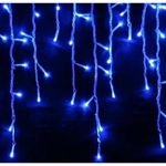 Casa si Gradina - Decoratiuni - Decoratiuni de sezon - Instalatie de Craciun tip Perdea Franjurata, 12 m x 0.7 m, Albastru, 300 LED-uri, interconectabila, fire albe - Infinity.ro