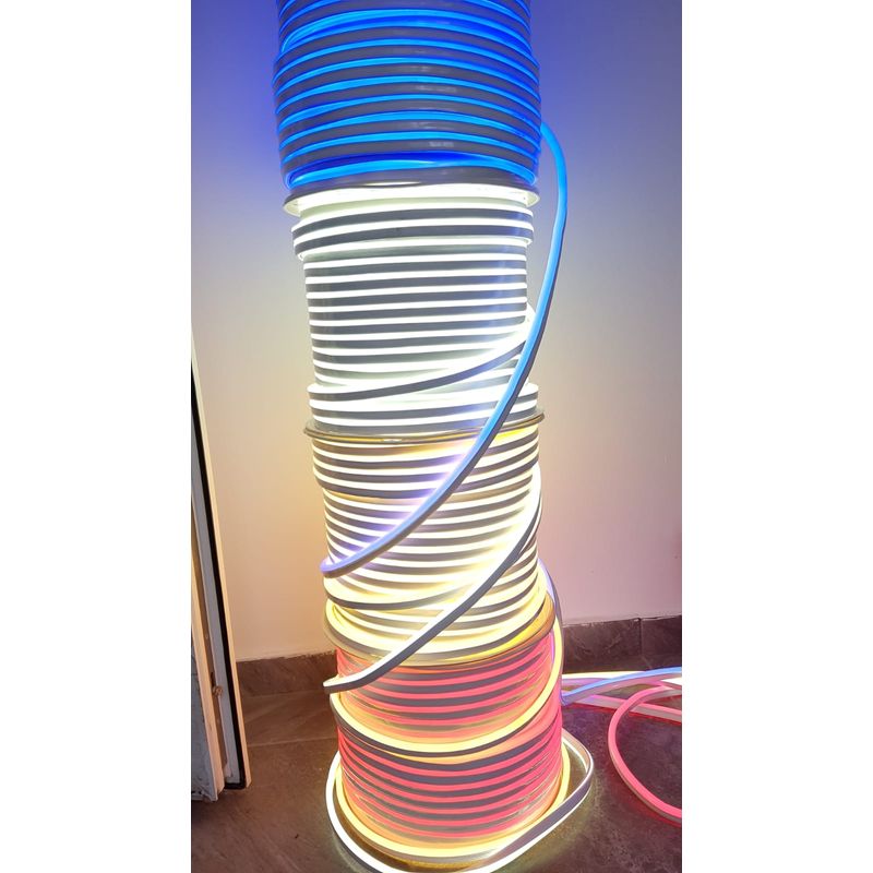 Casa si Gradina - Decoratiuni - Decoratiuni de sezon - Rola Neon Flex Albastru Furtun Luminos LED 100 m Albastru / Instalatie de craciun - Infinity.ro