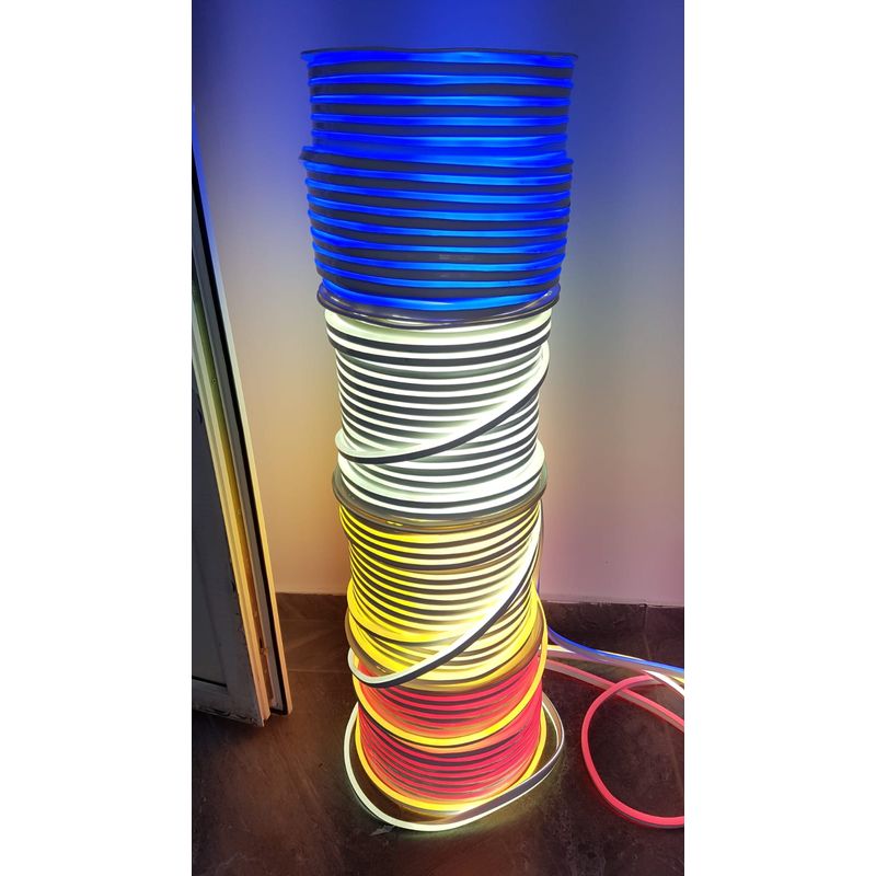 Casa si Gradina - Decoratiuni - Decoratiuni de sezon - Rola Neon Flex Albastru Furtun Luminos LED 100 m Albastru / Instalatie de craciun - Infinity.ro