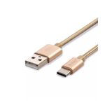 Laptop, Telefoane si Tablete - Telefoane mobile si accesorii - Accesorii Telefoane - Cabluri si adaptoare telefoane - Cablu USB TYPE C 1m auriu 2.4A PLATINUM EDITION V-Tac SKU-8493 - Infinity.ro