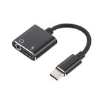 TV, Audio-Video si Foto - Accesorii TV si audio - Cabluri si adaptoare audio - Cablu adaptor USB Type C tata - Jack 3.5 mm mama STEREO si USB Type C mama 7cm Well - Infinity.ro