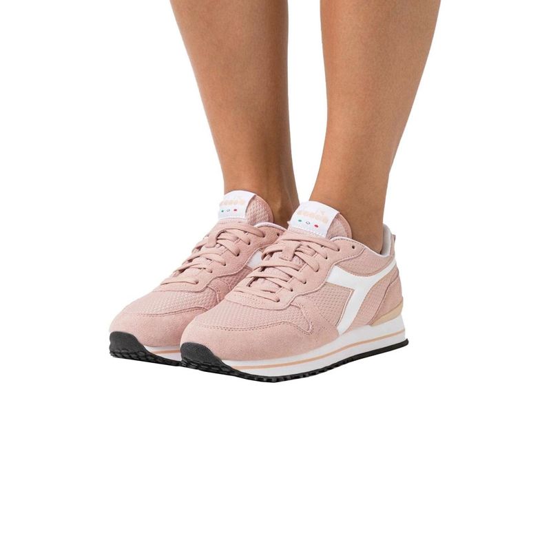 Fashion, accesorii si bijuterii - Femei - Incaltaminte femei - Sneakers si tenisi femei - Pantofi Diadora Olympia Platform WN 38 EU Roz - Infinity.ro