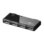 PC, gaming si accesorii - Retelistica - Hub-uri - Mini HUB USB 4 port 2.0 negru Goobay - Infinity.ro