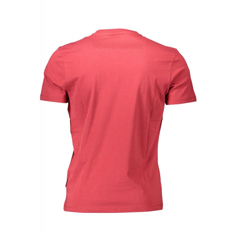 Fashion, accesorii si bijuterii - Barbati - Imbracaminte - Tricouri si bluze barbati - Napapijri, Tricou cu imprimeu logo Sallar, Rosu, XL - Infinity.ro